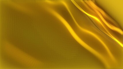 Aufkleber - Golden Abstract Background Seamless Loop Waves A Stunning Piece of Digital Art Representing Captivating Fluid Motion