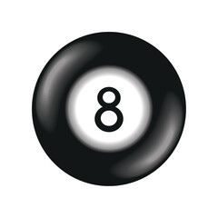 Poster - billiard eight ball sports equipment