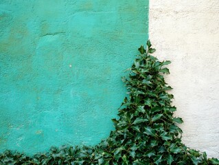 Poster - Minimalist Christmas Tree Design with Holly Branches for Festive Simplicity - Perfect for Christmas and New Year