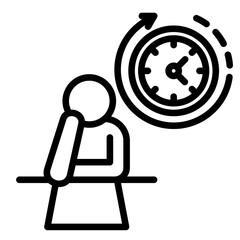 Poster - Procrastination Icon