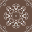 © Mr.T - Damask Flower Arabesque Islamic Geometric Pattern Background Folk Embroidery, Aztec Ornament Print. Design for Carpet, Wallpaper, Clothing, Wrapping, Fabric