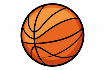 Basketball tournament vector icon isolated