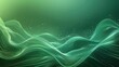 © suteeda - A futuristic green digital background with minimalistic shapes, creating a sleek and modern aesthetic, perfect for professional and forward-thinking presentations