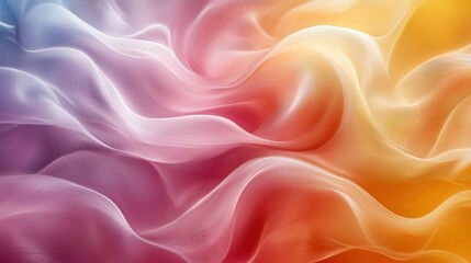 Poster - soft, flowing colors blend seamlessly in a vibrant abstract display creating a warm and inviting atm