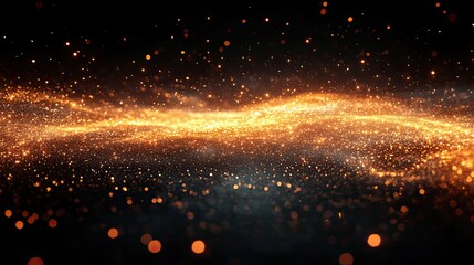 Poster - Exploring the future of quantum computing abstract technology visualizations with topaz cgi and sparkling light effects