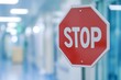 © rokeya - Stop Sign In Hospital Corridor