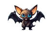 © Areerat - Funny cartoon bat isolated on transparent background.