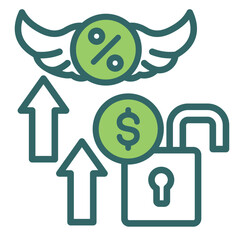 Wall Mural - Debt Relief Icon