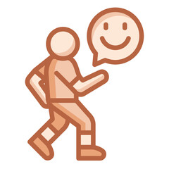 Sticker - Walking Icon