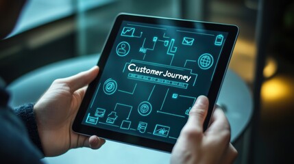 Poster - Exploring the Customer Journey A Comprehensive Guide through Digital Touchpoints and Interactions