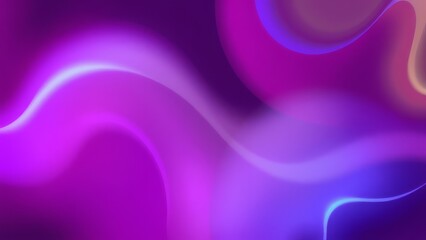 Leinwandbilder - Colorful wavy abstract background with flowing purple and pink gradients