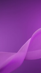 Leinwandbilder - Elegant purple wave with smooth gradients on a soft background, conveying a sense of motion