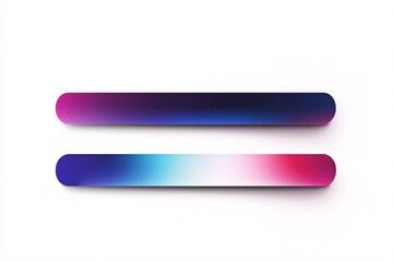 Sleek abstract progress bar with smooth gradient fills and a contemporary design, set against a white background.