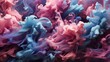 © Malaika - Abstract background of blue and purple and pink smoke