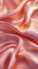 Poster - A pink fabric with a wavy texture