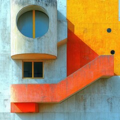 Poster - Exploring abstract architectural details the geometry of modern building aesthetics and design innovations
