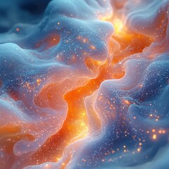 Poster - Exploring the abstract ecosystem visualizing environmental data through scientific innovation and artistic expression