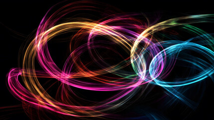 Poster - Bright blue laser lights create a glowing, futuristic backdrop with dynamic patterns and textures, blending energy and motion in a captivating design