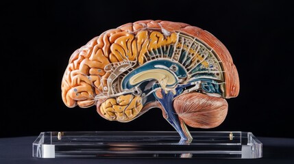 Poster - Detailed Model of Human Brain Anatomy Display