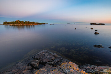 Wall Mural - sunset over the sea