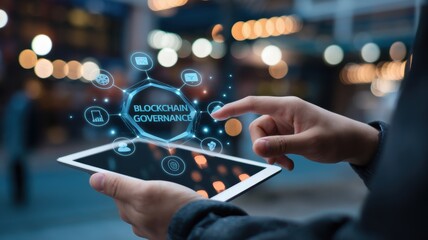 Poster - exploring the future of blockchain governance through innovative technology solutions