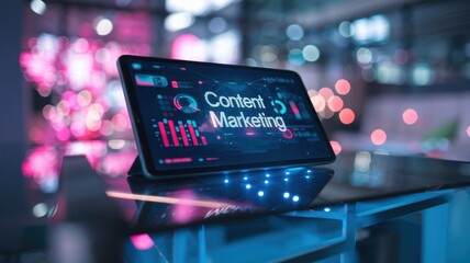 Poster - Harnessing the Power of Digital Tools for Effective Content Marketing Strategies