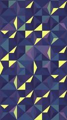 Abstract Geometric Triangular Vector Seamless Pattern Background