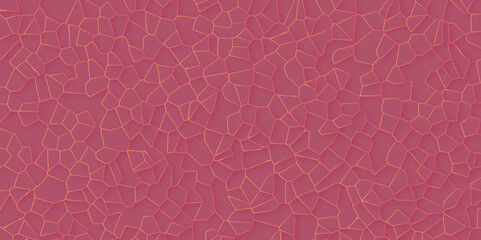 Poster - Abstract colorful broken stained-glass background with colorful line. geometric seamless pattern with 3d shapes triangle background. colorful low poly crystal mosaic and tiles background pattern.