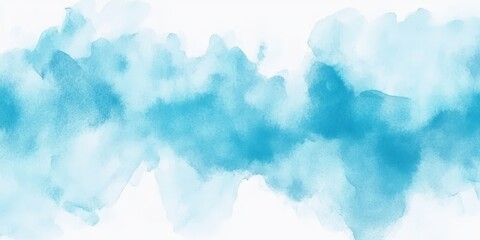 Poster - Abstract Blue Watercolor Texture for Background Design