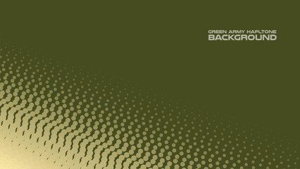 Green army halftone abstract background for backdrop or presentation