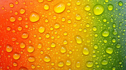 Wall Mural - water drops on gradient background, raindrops, condensation, liquid, wet, texture