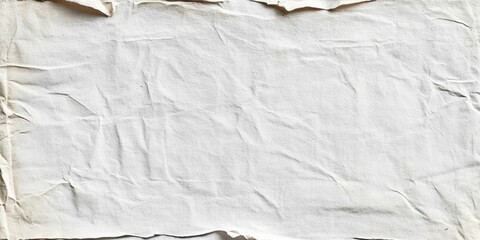 Poster - Crumpled Blank White Paper Texture Background