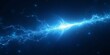 © Anarkali Art - Glowing Electric Blue Energy Ribbon Streaking Diagonally Across A Dark, Star-Speckled Space Backdrop