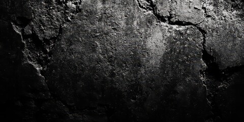 Poster - Dark Textured Cement Wall Background