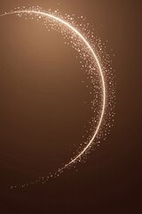 Poster - Light particles, sparkling and shimmering on empty brown background. Abstract. Wallpaper, background