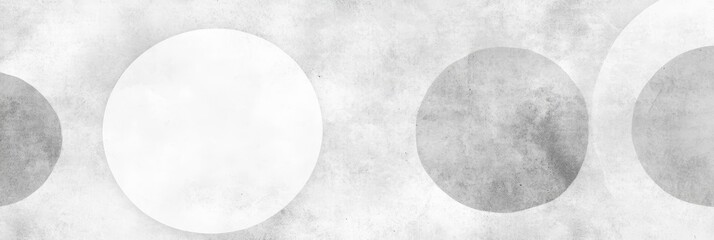 Poster - Abstract White Background with Circle and Rings