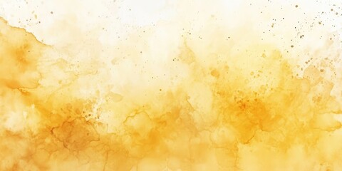 Poster - Yellow Watercolor Background for Design Projects