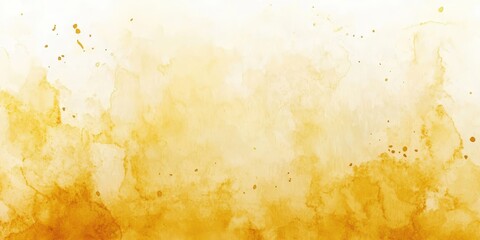Poster - yellow watercolor background for design projects