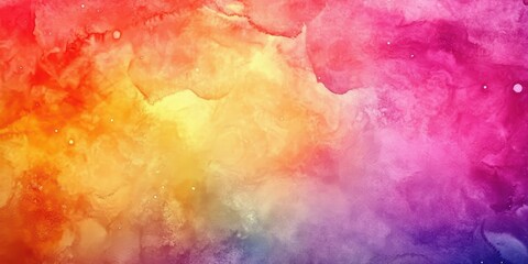 Poster - Colorful Abstract Watercolor Chaos Background