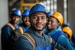 © Роман Варнава - Skilled construction workers proudly posing together on a job site during daylight hours