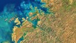 © Rendix Alextian - 4K Prince Regent National Park West Australia Map, High Resolution Satellite View With No Border, Widescreen 4K Resolution