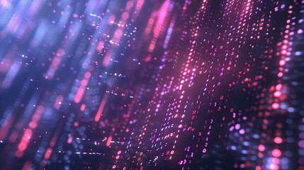 Poster - Binary code background