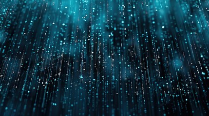 Poster - Binary code background