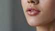 © praewwiconcept - Glossy Lips of an Asian Woman Close-Up Portrait