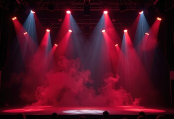 Wall Mural - stage with lights