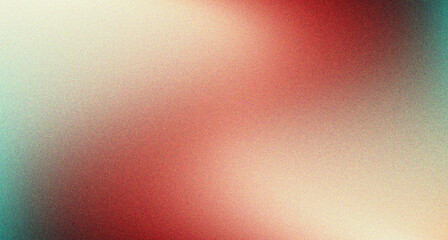 Wall Mural - Gradient red green color abstract noise texture banner, grainy gradient background for your graphic design