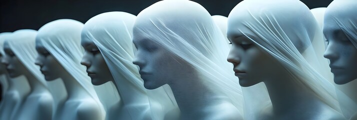 Leinwandbilder - Exploring the ethical implications of using AI-driven persuasion technologies to shape societal norms and behaviors. The delicate balance between innovation and human autonomy.