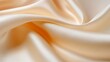 © Wall - A tight shot of a white fabric featuring two thin, light orange stripes at its base