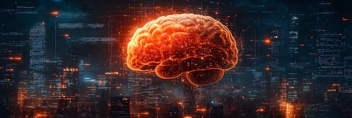Poster - The communication industry is being transformed by the of brain-computer interfaces,enabling a new era of seamless digital connectivity and intelligent automation.