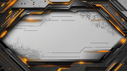 Futuristic Abstract Geometric Background Design